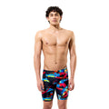 Speedo Boys Fastskin Junior Endurance+ Max High Waisted Jammer - Shock/Black Ml-Jammers-Speedo-SwimPath