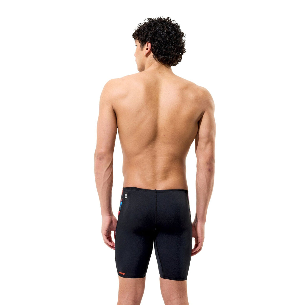 Speedo Boys Fastskin Junior Endurance+ Max High Waisted Jammer - Shock/Black Ml-Jammers-Speedo-SwimPath