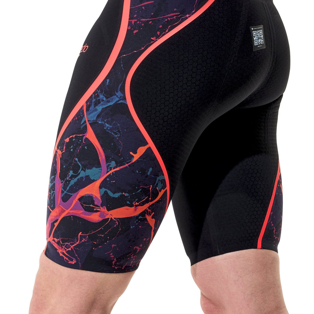 Speedo Fastskin LZR Pure Intent 2.0 Men's Jammers - Black/Multi-Jammers-Speedo-SwimPath