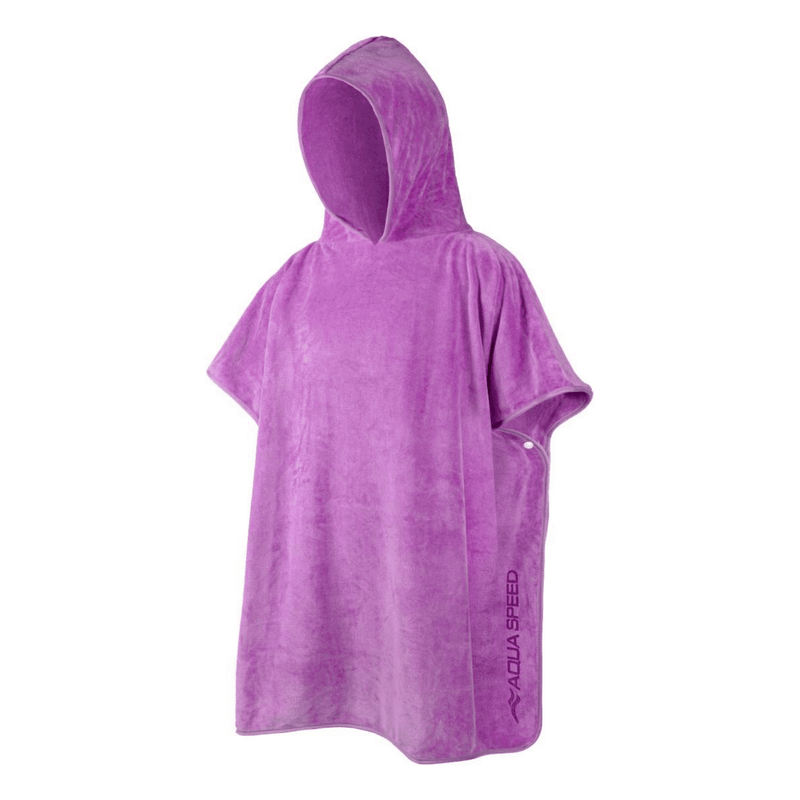 Aquaspeed Kids Poncho Small - Purple-Clothing-Aqua Speed-SwimPath