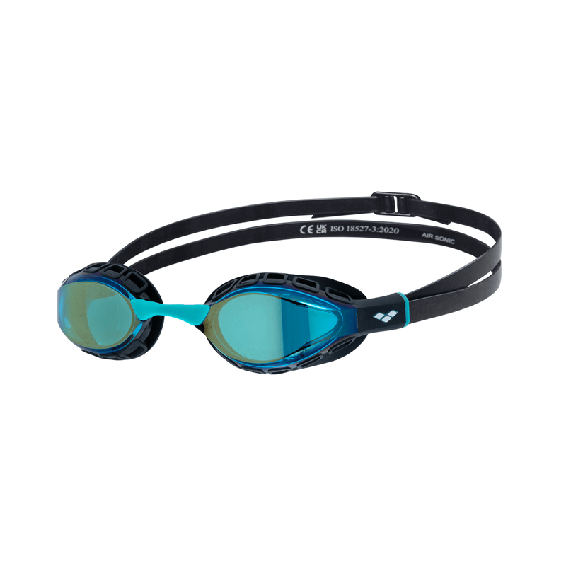 Arena Air Sonic Mirror Goggles - Aqua/Black-Goggles-Arena-SwimPath