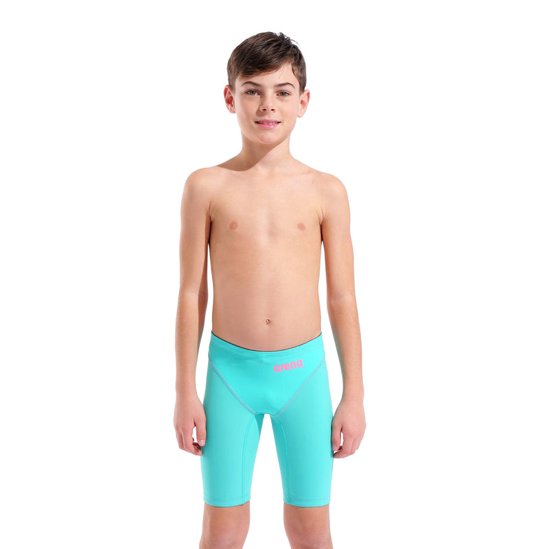 Arena Boys Powerskin Impulso Jade Aura Limited Edition Jammer - Water/Shocking Pink-Jammers-Arena-SwimPath