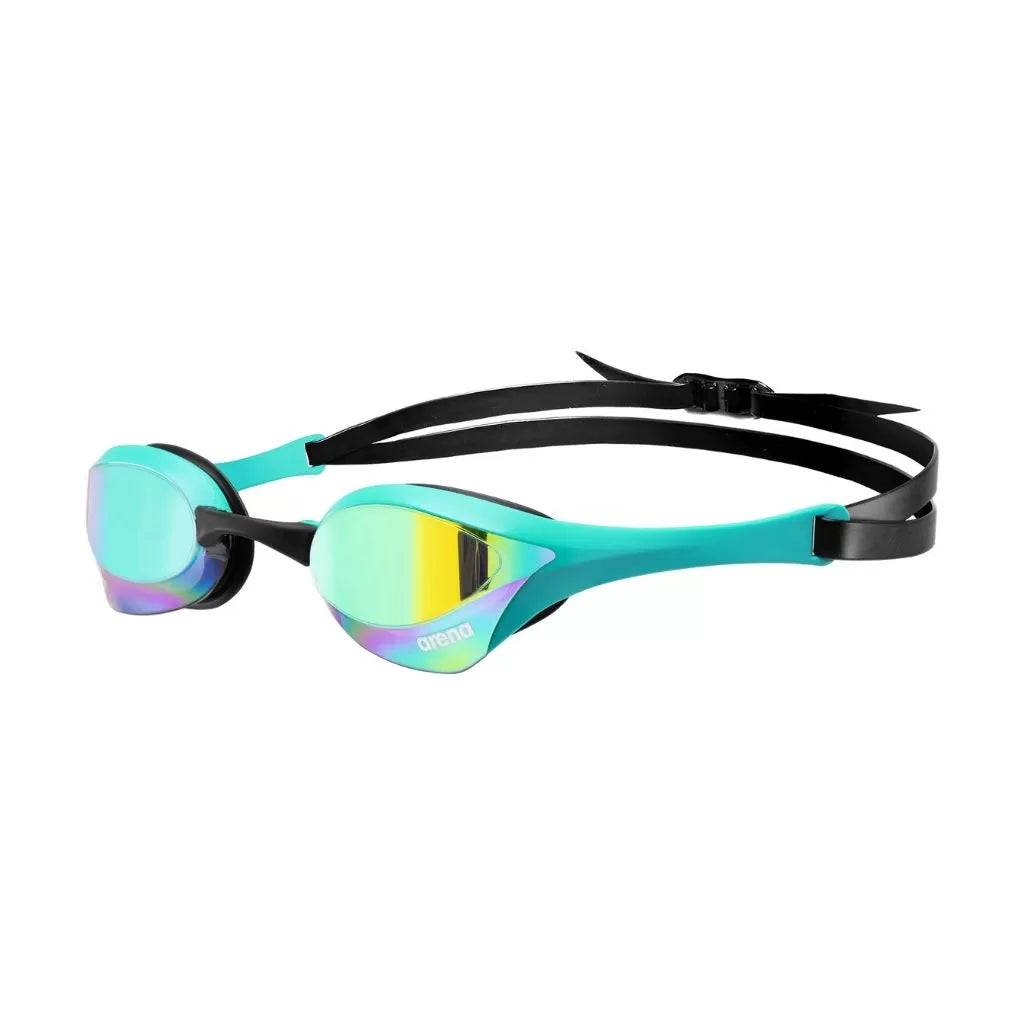 Arena Cobra Ultra Swipe Mirror Goggles - Emerald/Peacock-Goggles-Arena-SwimPath