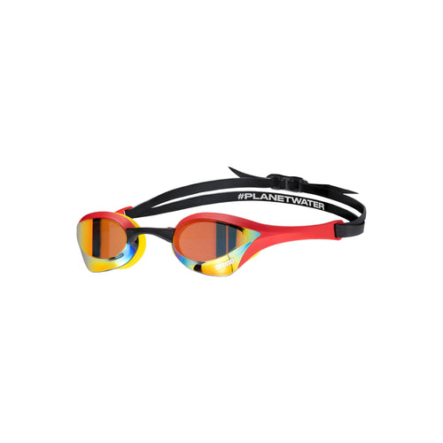 Arena Cobra Ultra Swipe Mirror Goggles - Red/Copper-Goggles-Arena-SwimPath