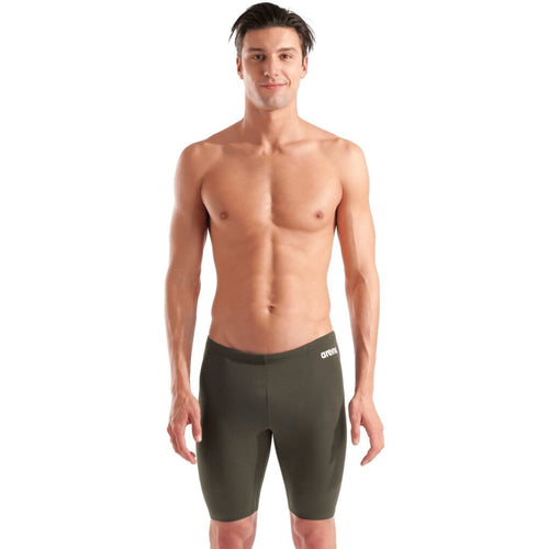 Arena Mens Team Swim Solid Jammer - Dark Sage/White-Training Jammers-Arena-SwimPath