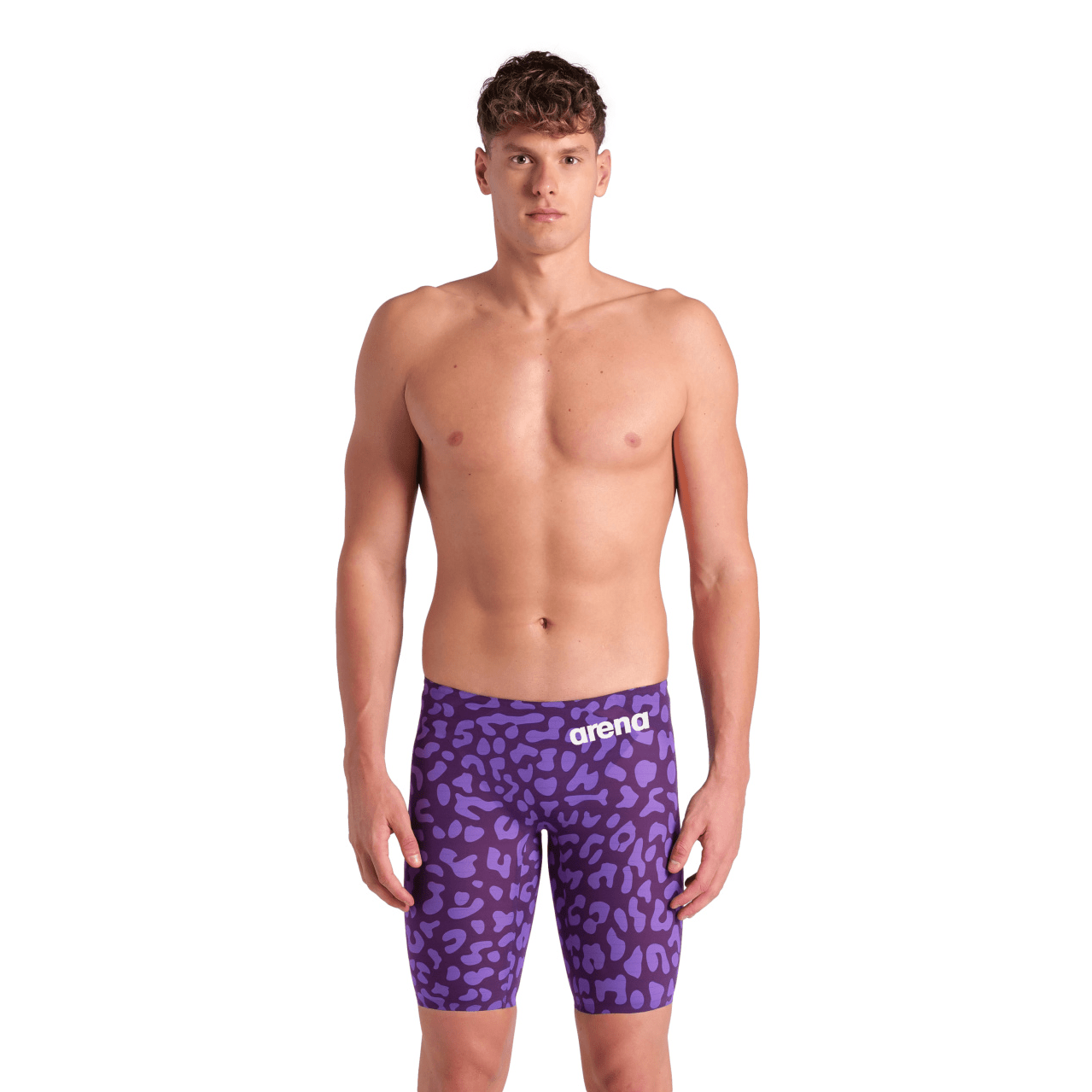 Arena Powerskin Carbon Air Men's Jammer Limited Edition Leopard Violet
