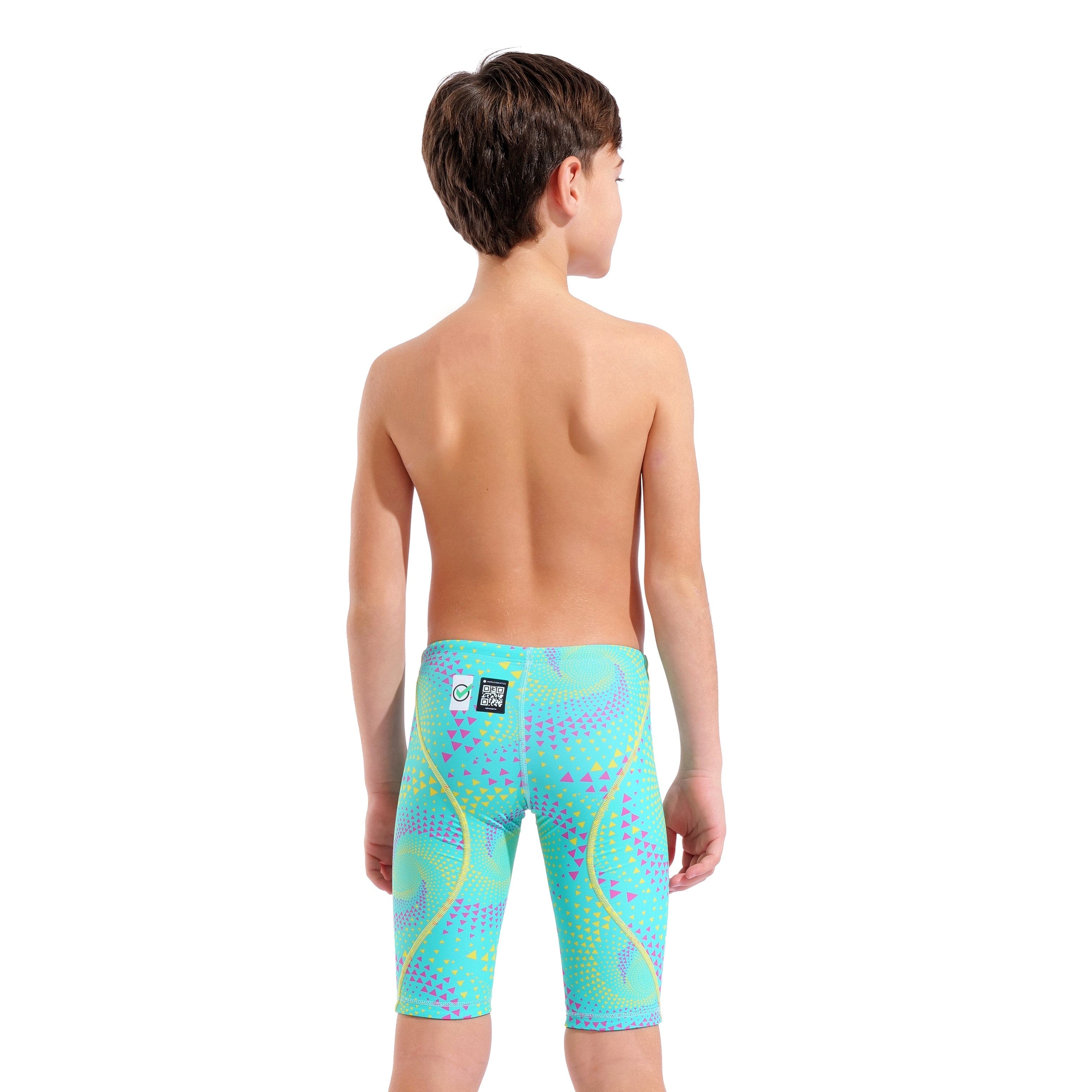 Arena Powerskin ST NEXT Boys Jammer Limited Edition - FireFlow Seaglass-Jammers-Arena-SwimPath
