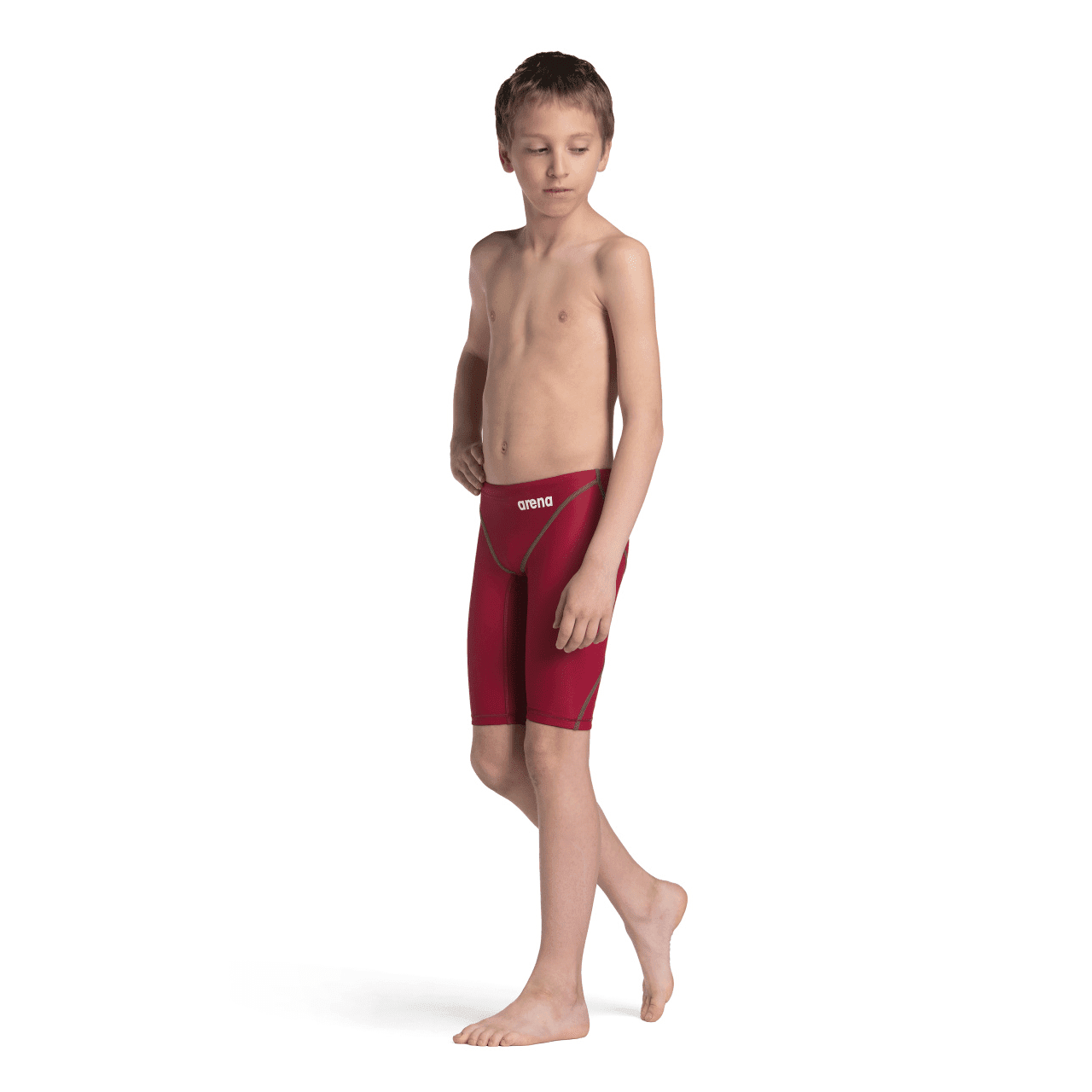 Arena Powerskin ST NEXT Junior Boys Jammers - Deep Red-Jammers-Arena-SwimPath