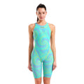 Arena Powerskin ST NEXT Womens Kneeskin Limited Edition - FireFlow Seaglass-Kneeskin-Arena-SwimPath
