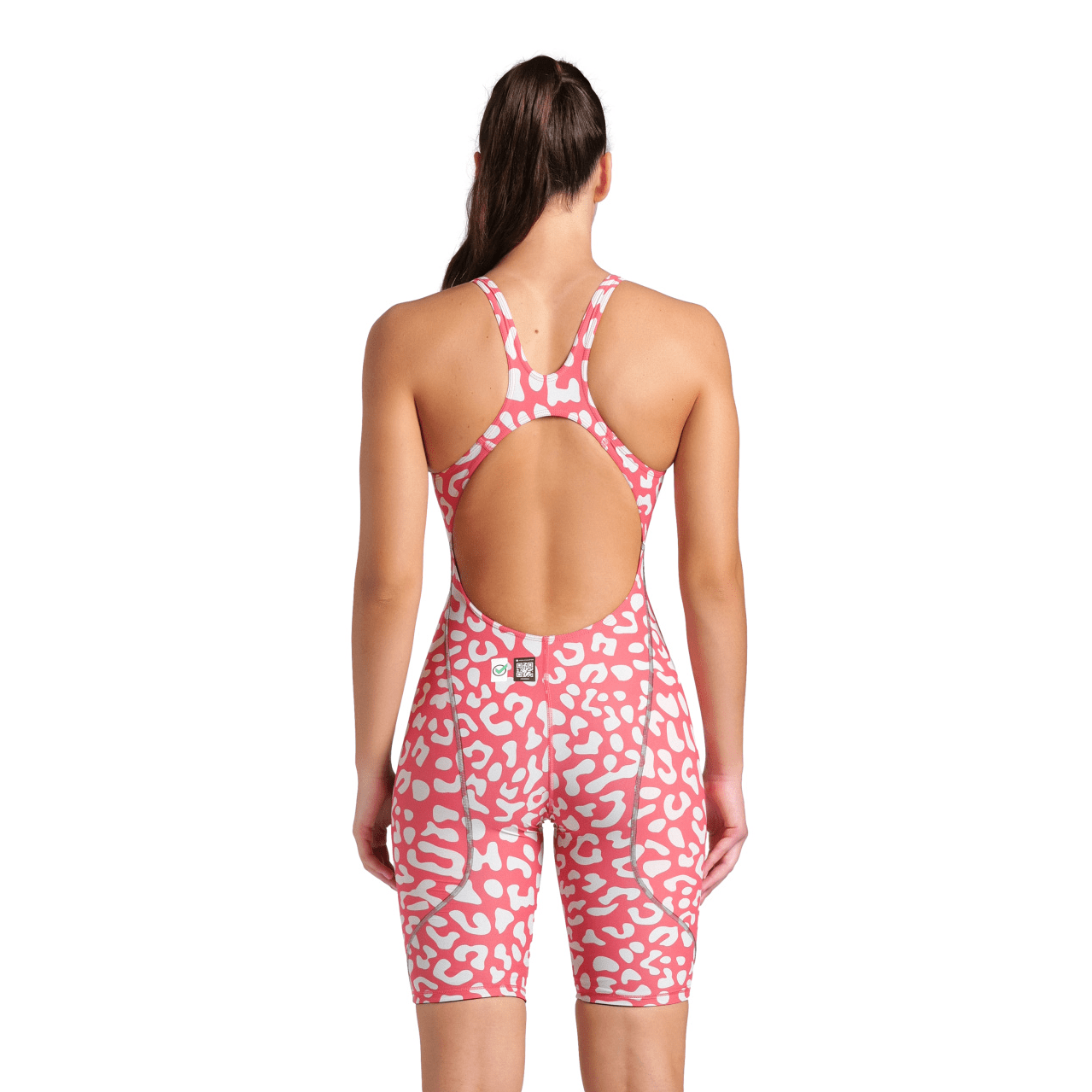 Arena Powerskin ST NEXT Womens Kneeskin Limited Edition - Leopard Geranium-Kneeskin-Arena-SwimPath