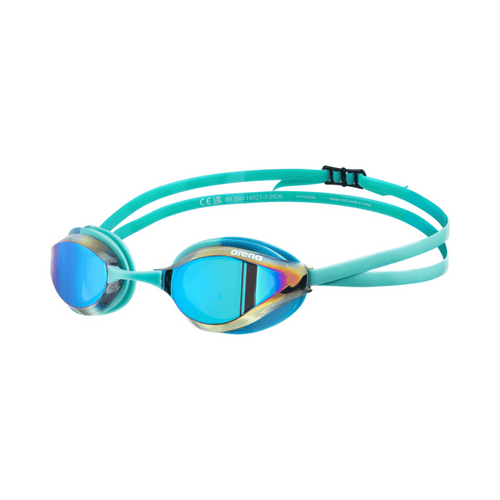 Arena Python Mirror Goggles - Turquoise/WaterBlue-Goggles-Arena-SwimPath