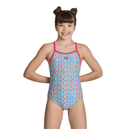 Arena Starfish Girl's Swimsuit - Freak Rose/Multi-Swimsuit-Arena-SwimPath