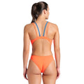 Arena Women's Team Swimsuit Tech Back Multi - Bright Coral/ Plum-Swimsuit-Arena-SwimPath