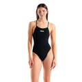 Arena Womens Tie Back Solid - Black-Swimsuit-Arena-SwimPath