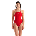Arena Womens Tie Back Solid - Red-Swimsuit-Arena-SwimPath