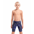 Arena Boys Fireflow Swim Jammer - Navy/Yellow-Training Jammers-Arena-SwimPath