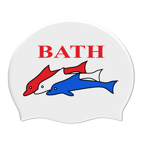 Bath Dolphin Swimming Club Silicone Suede Swimming Cap-Team Kit-Bath Dolphin-SwimPath