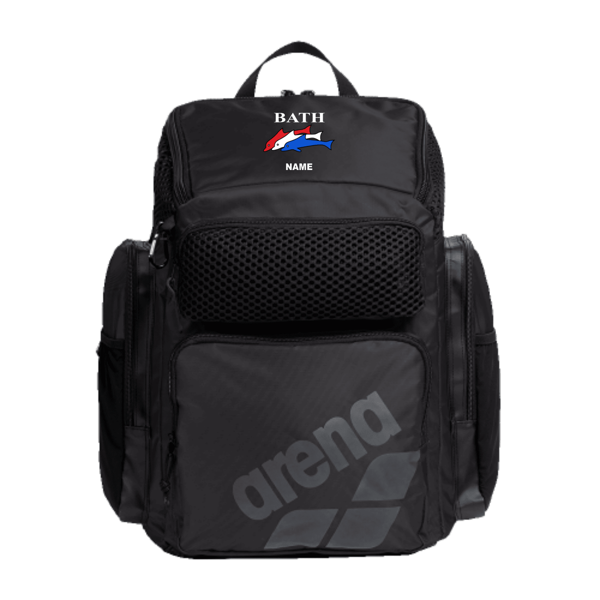 Bath Dolphin Swimming Club Team Backpack - Black-Team Kit-Bath Dolphin-SwimPath