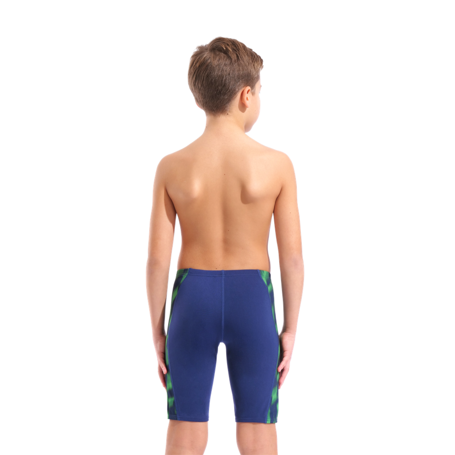Arena Boys Wave Swim Jammer - Navy/Green