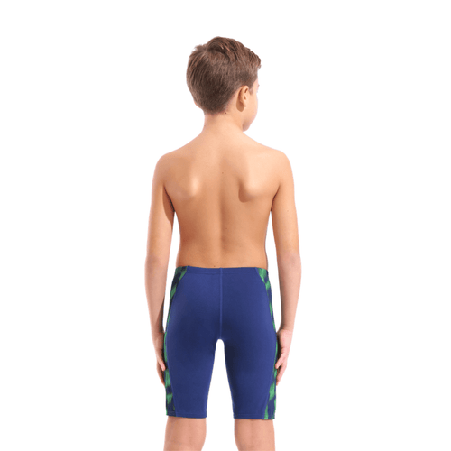 Arena Boys Wave Swim Jammer - Navy/Green-Training Jammers-Arena-SwimPath