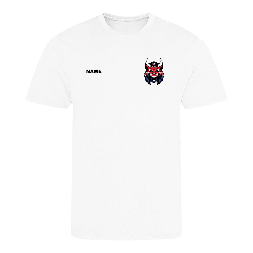 Bristol Henleaze Swimming Club Viking Bobcats Team T-Shirt - Arctic White