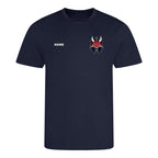 Bristol Henleaze Swimming Club Viking Bobcats Team T-Shirt - French Navy