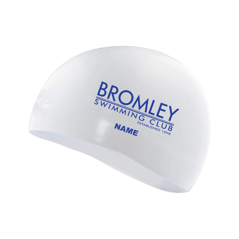 Bromley Swimming Club Named Dome Racing Swimming Cap-Team Kit-Bromley Swimming Club-SwimPath