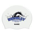 Bromley Swimming Club Named Silicone Suede Swimming Cap-Team Kit-Bromley Swimming Club-SwimPath