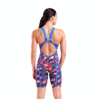 Arena Powerskin Air 3 Limited Edition Open Back Women's Kneeskin - Red/White/Blue-Kneeskin-Arena-SwimPath