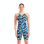 Arena Powerskin Air 3 Limited Edition Open Back Women's Kneeskin - Aqua Gleam-Kneeskin-Arena-SwimPath