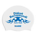 Didcot Barramundi Swim Club Silicone Suede Swimming Cap - Named-Team Kit-Didcot Barramundi-SwimPath