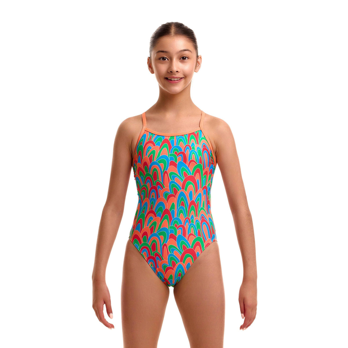 Funkita Hush Puffy Single Strap Girls Swimsuit-Swimsuit-Funkita-SwimPath