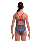 Funkita Stickler Diamond Back Girl's Swimsuit-Swimsuit-Funkita-SwimPath