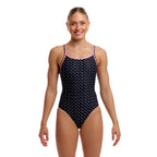 Funkita Be Positive Diamond Back Ladies Swimsuit-Swimsuit-Funkita-SwimPath