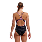 Funkita Be Positive Diamond Back Ladies Swimsuit-Swimsuit-Funkita-SwimPath