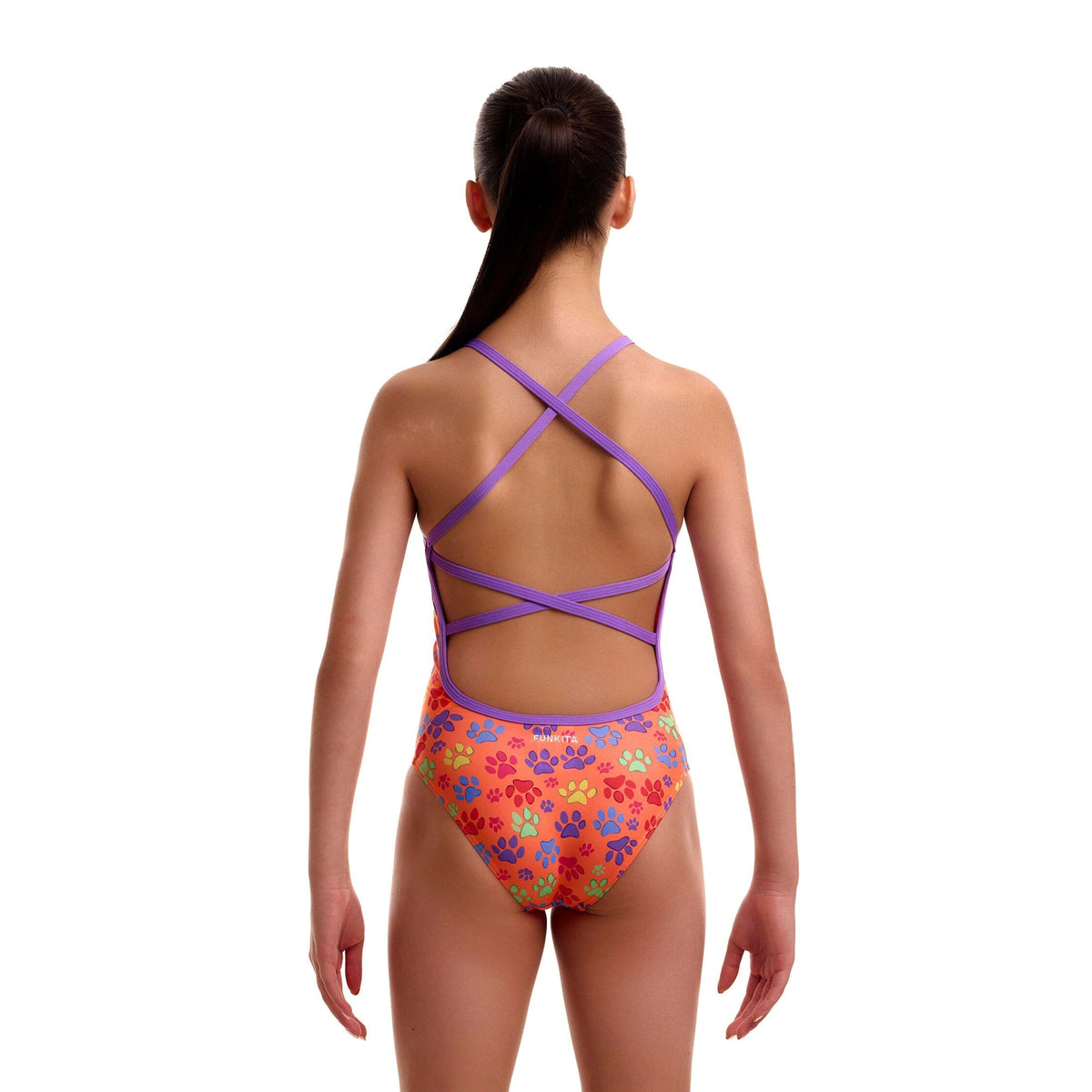 Funkita Paw Paw Strapped In Girl's Swimsuit-Swimsuit-Funkita-SwimPath