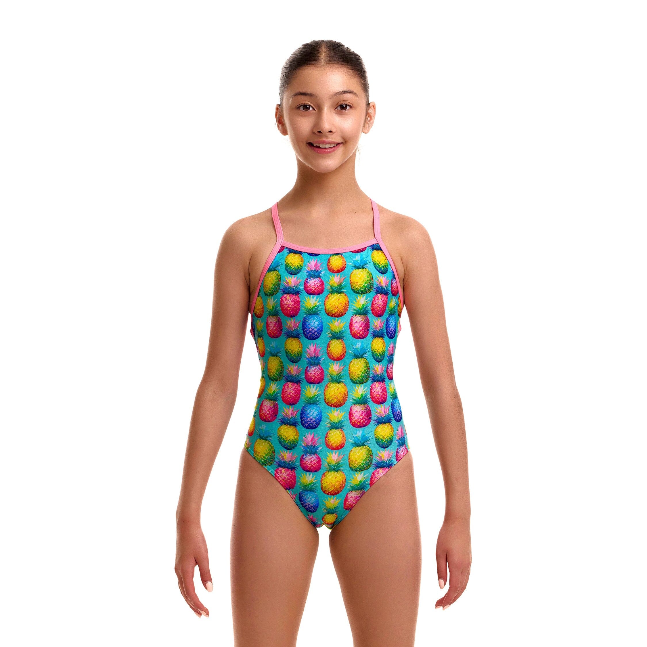 Funkita Punchy Bunch Strapped In Girl's Swimsuit-Swimsuit-Funkita-SwimPath