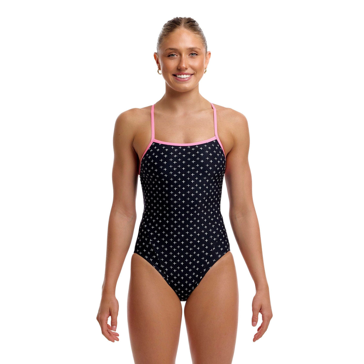 Funkita Be Positive Swim Secure Ladies Swimsuit-Swimsuit-Funkita-SwimPath
