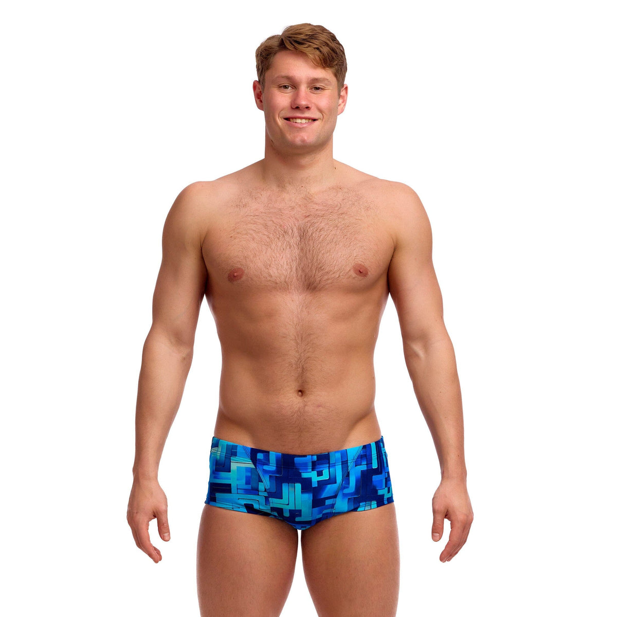Funky Trunks You Blued Men's Classic Trunks-Briefs-Funky Trunks-SwimPath