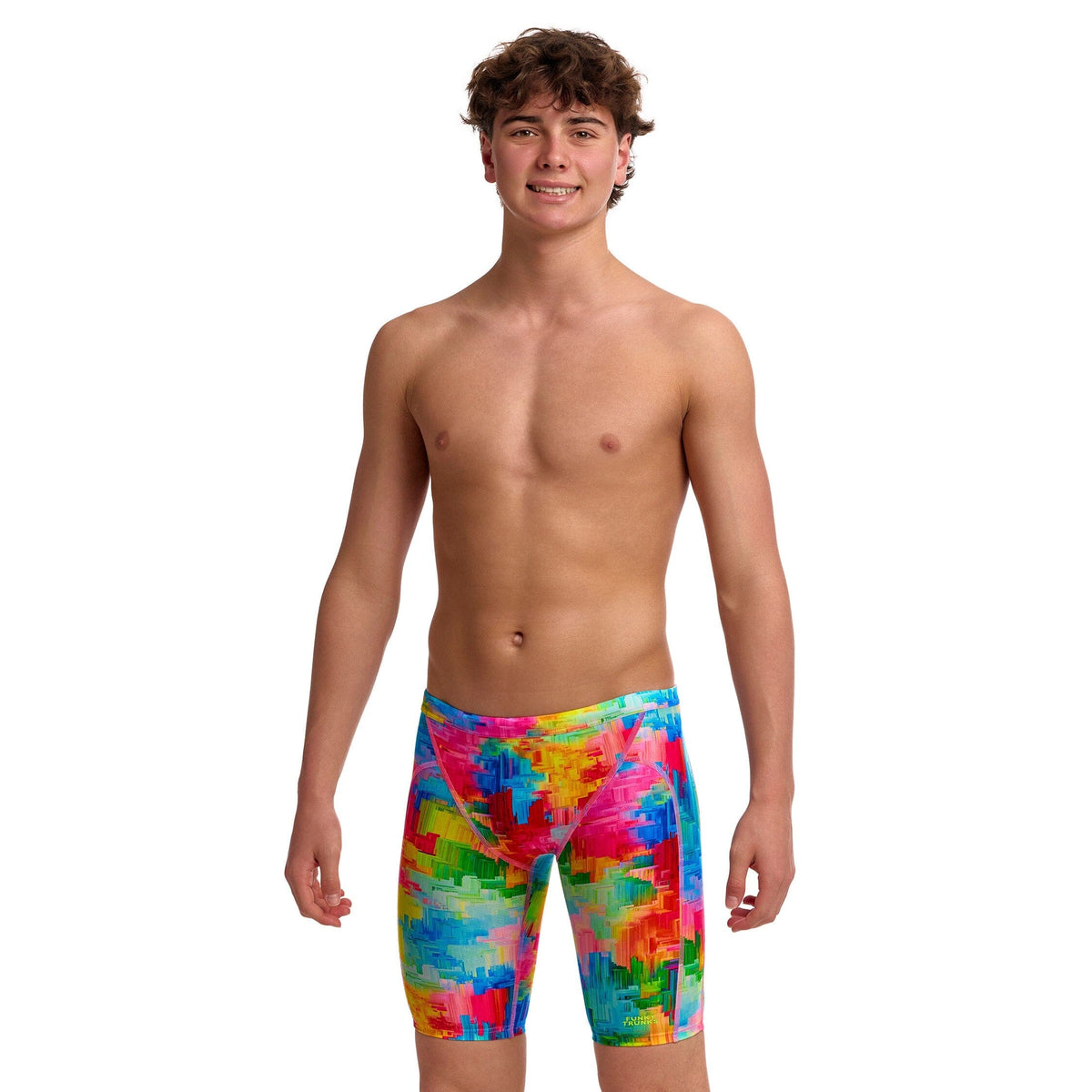Funky Trunks Falling Colours Boy's Training Jammers-Training Jammers-Funky Trunks-SwimPath