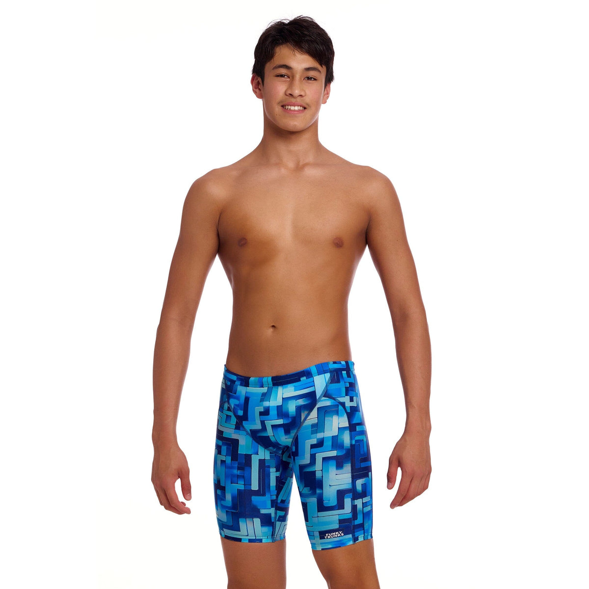 Funky Trunks You Blued Boy's Training Jammers-Training Jammers-Funky Trunks-SwimPath