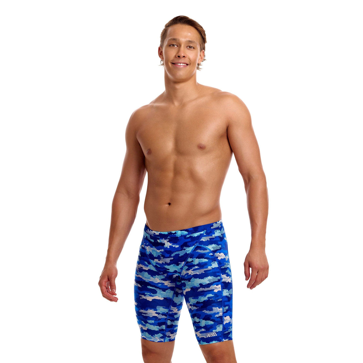 Funky Trunks Clean Marine Men's Training Jammers-Training Jammers-Funky Trunks-SwimPath