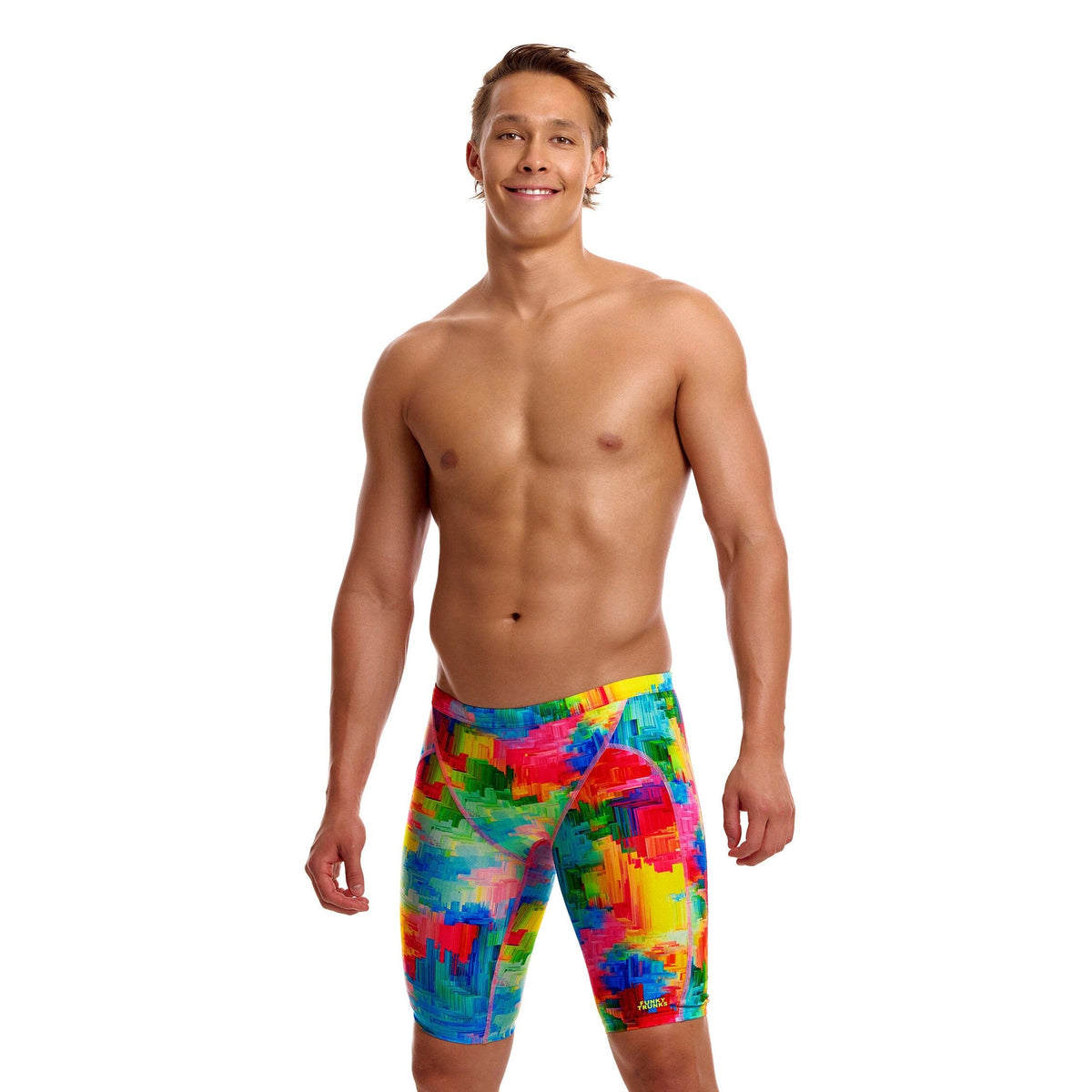 Funky Trunks Falling Colours Men's Training Jammers-Training Jammers-Funky Trunks-SwimPath
