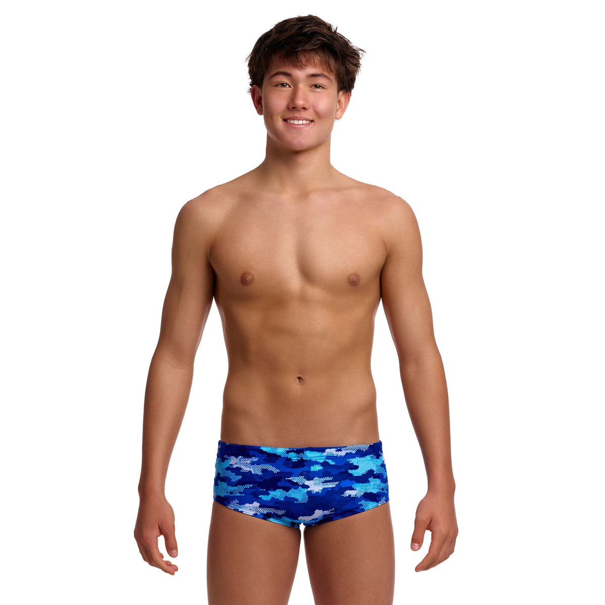 Funky Trunks Clean Marine Boy's Sidewinder Trunks-Briefs-Funky Trunks-SwimPath