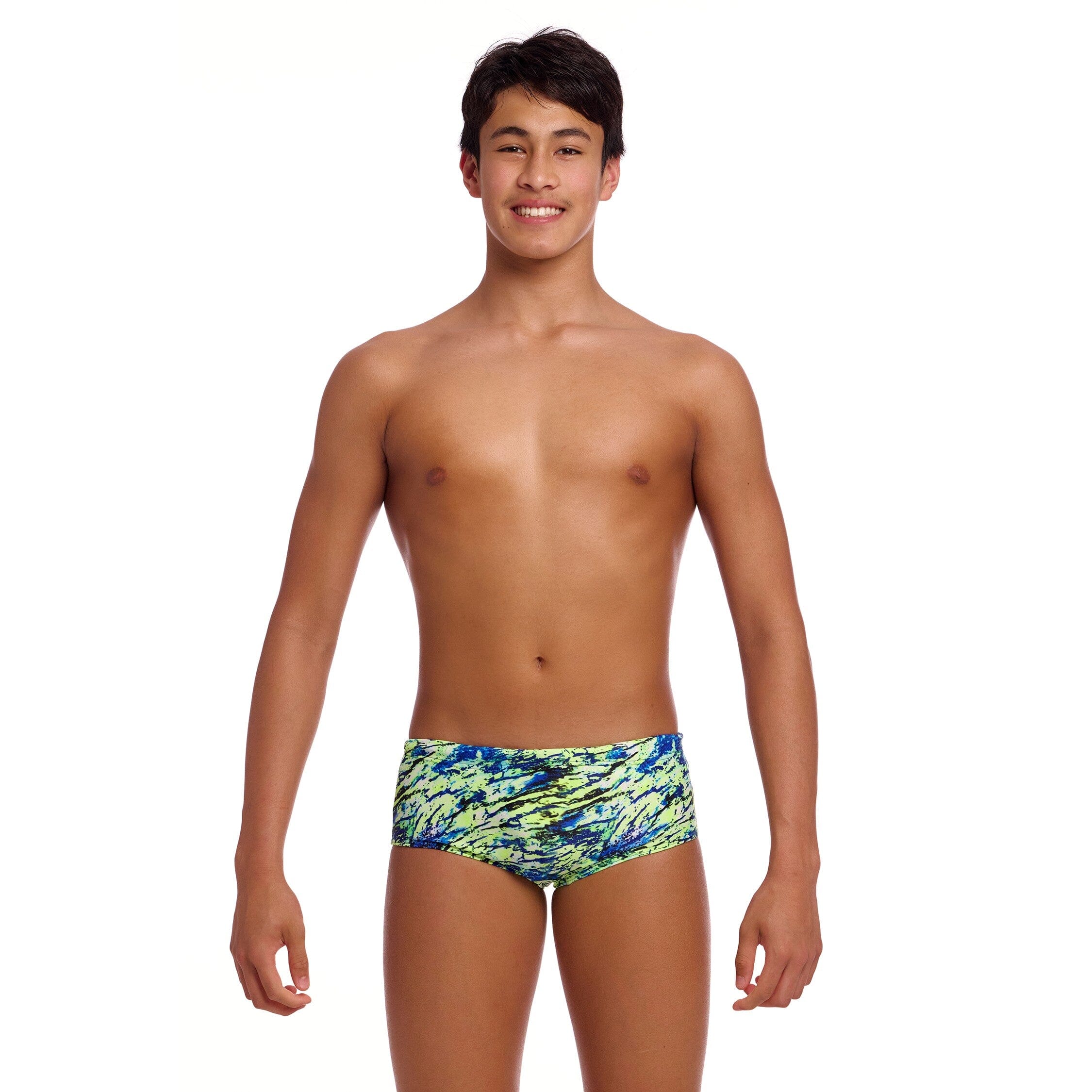 Funky Trunks Scaled Back Boy's Sidewinder Trunks-Briefs-Funky Trunks-SwimPath