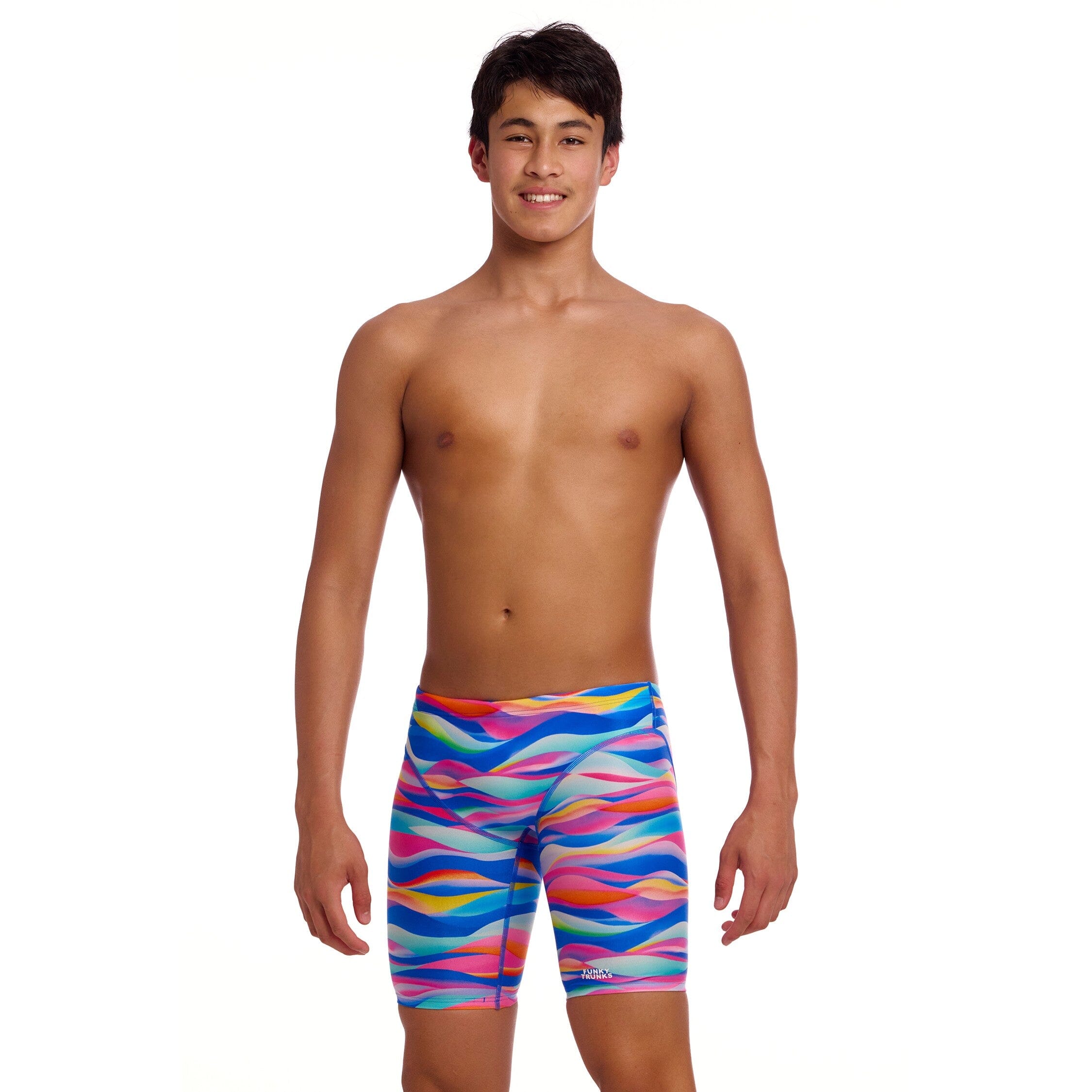 Funky Trunks Royal Wave Boy's Fast Training Jammers-Training Jammers-Funky Trunks-SwimPath
