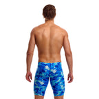 Funky Trunks Try Blue Men's Fast Training Jammers-Training Jammers-Funky Trunks-SwimPath
