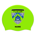 Flixton Swimming Club Team Named Silicone Suede Swimming Cap-Team Kit-Flixton-SwimPath
