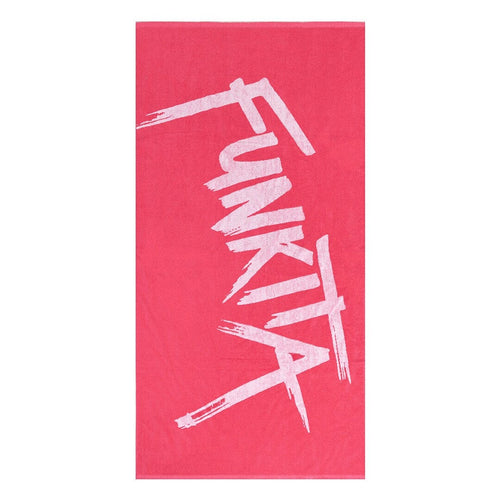 Funkita Cotton Jacqaurd Towel - Tagged Pink-Sports Towels-Funkita-SwimPath