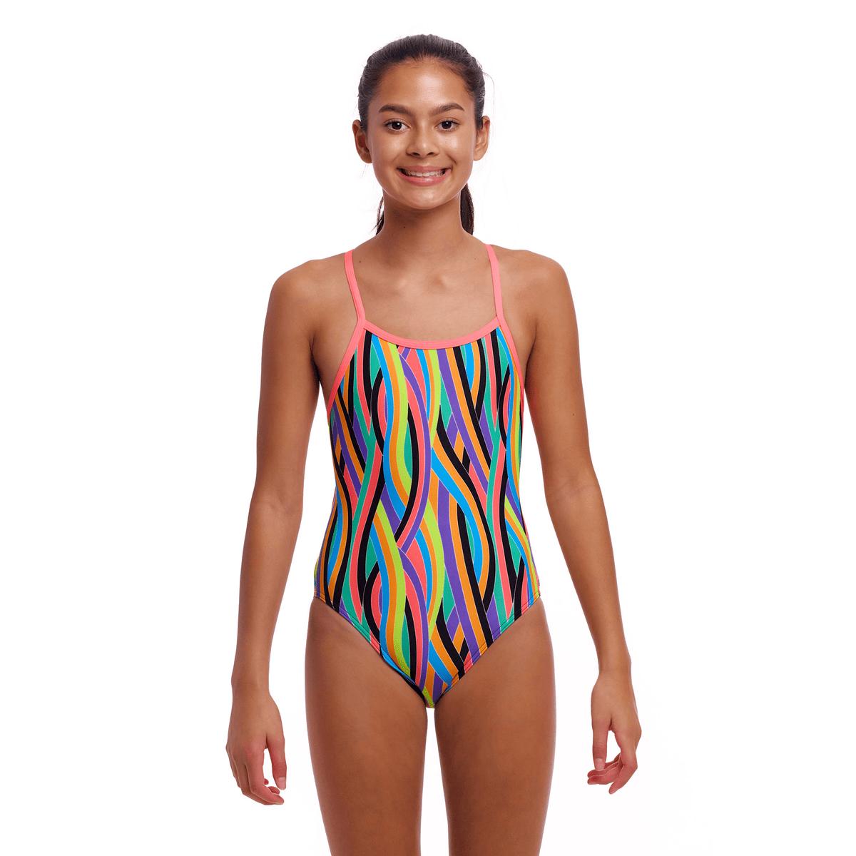 Funkita Curl Curl Single Strap Girls Swimsuit-Swimsuit-Funkita-SwimPath